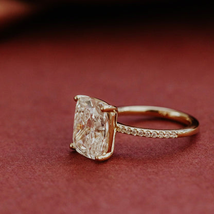 The Jenna Elongated Cushion Lab Grown Diamond Ring