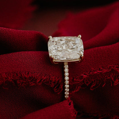 The Jenna Elongated Cushion Lab Grown Diamond Ring