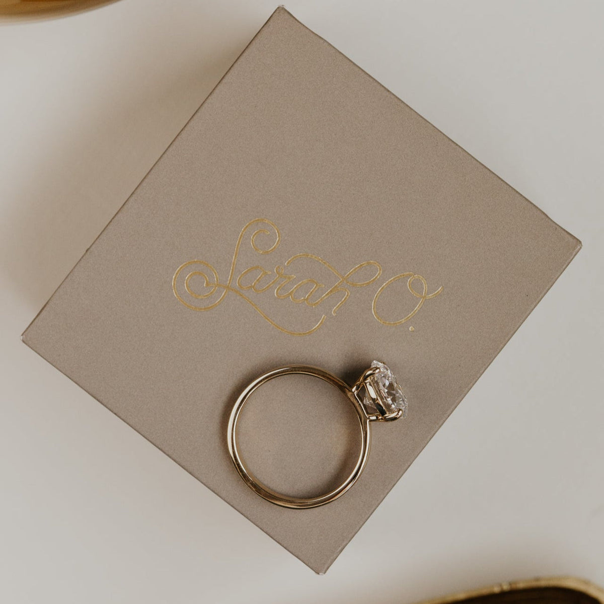 The Octavia Oval Solitaire Ring