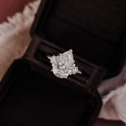 The Vivien Pear Lab Grown Diamond Ring
