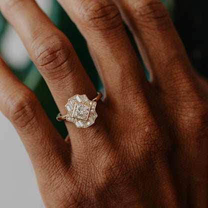 The Isabella Princess Cut Ring