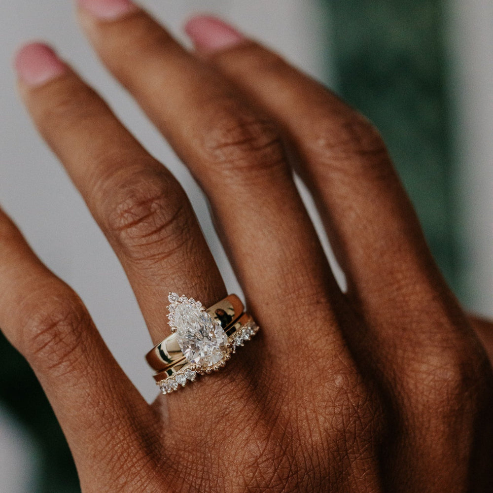 The Rosalinda Pear Ring