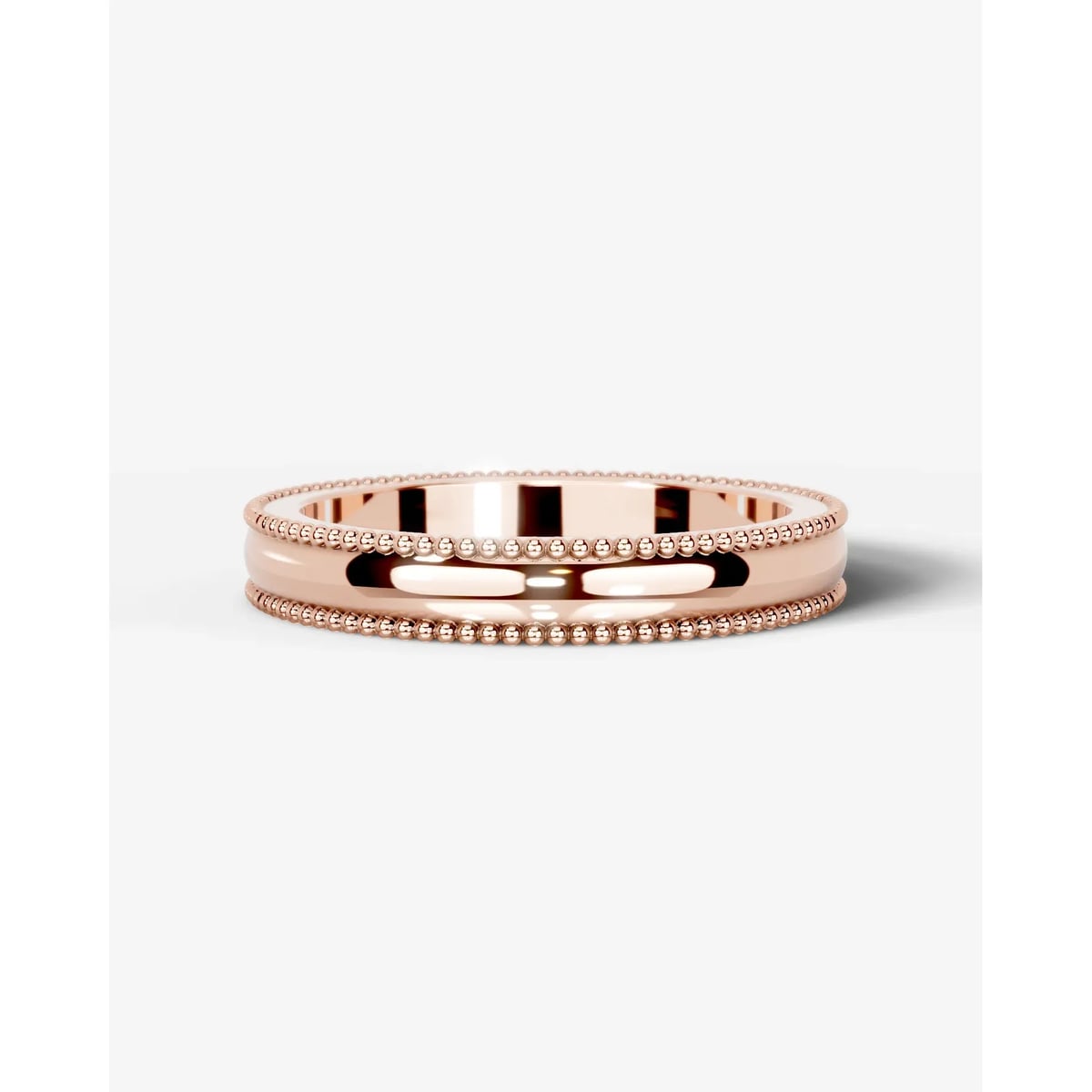 Sacha Wedding Band Lab Grown R Diamond Wedding Ring - Rose Gold