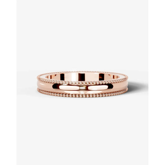 Sacha Wedding Band Lab Grown R Diamond Wedding Ring - Rose Gold