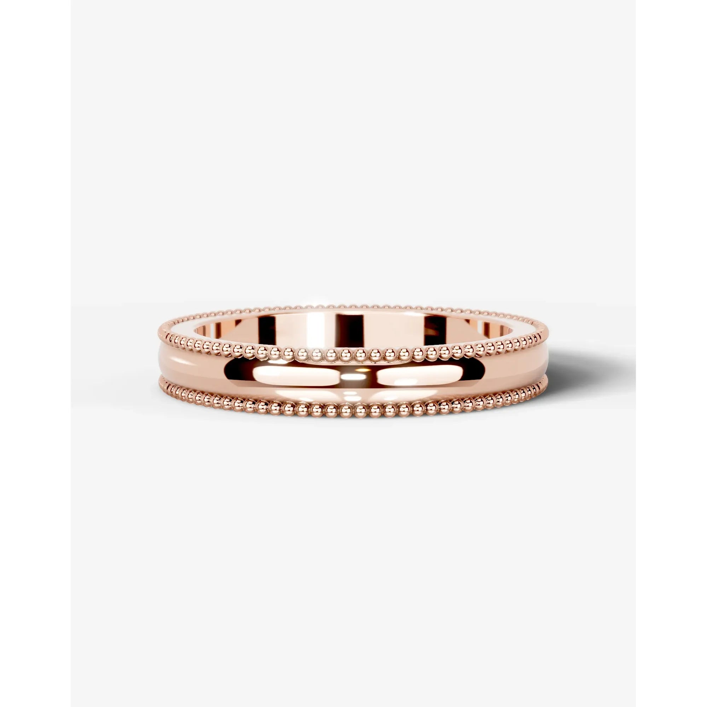 Sacha Wedding Band Lab Grown R Diamond Wedding Ring - Rose Gold - 18K - 4ct