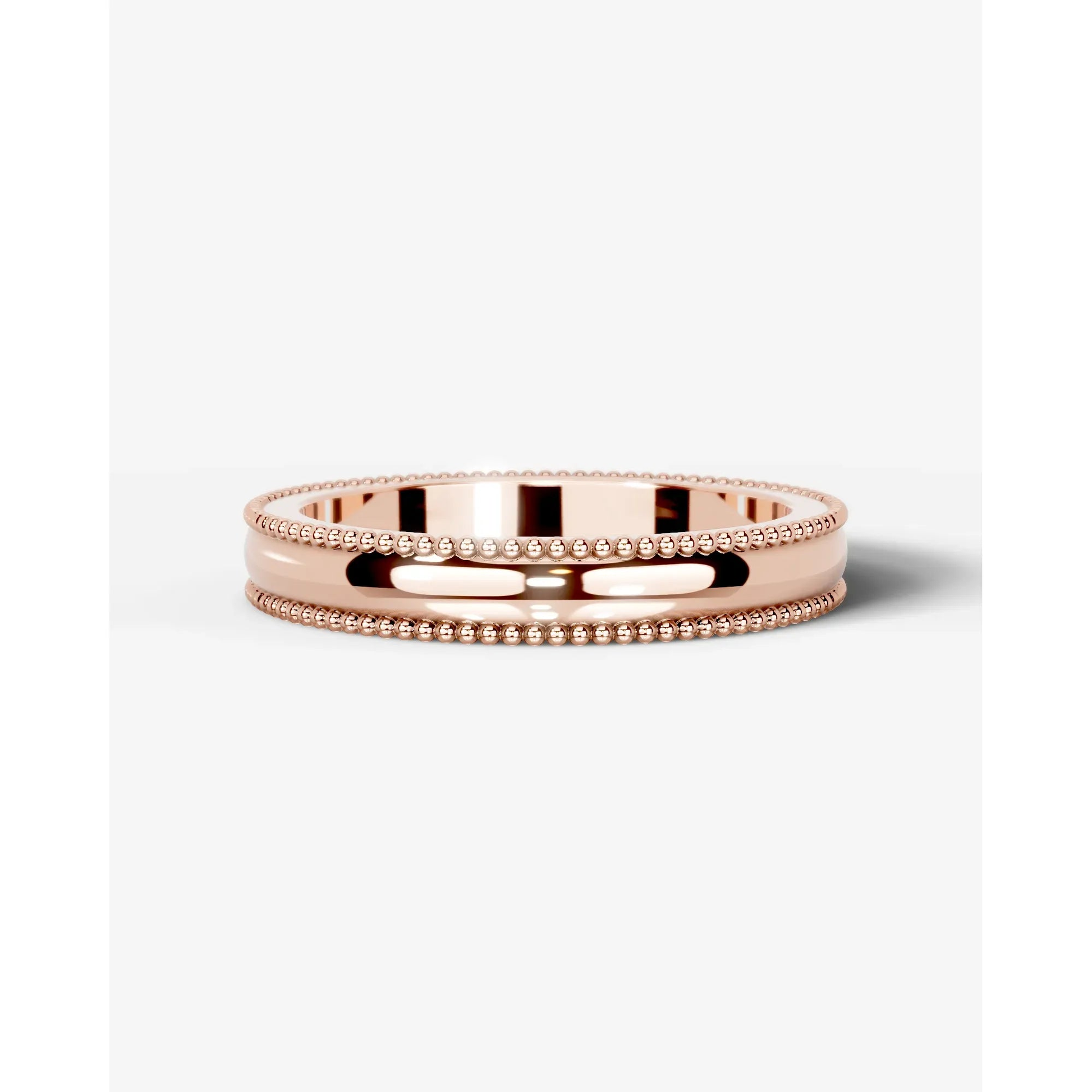 Sacha Wedding Band Lab Grown R Diamond Wedding Ring - Rose Gold - 18K - 4ct
