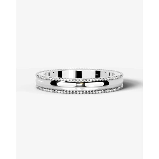 Sacha Wedding Band Lab Grown W Diamond Wedding Ring - White Gold