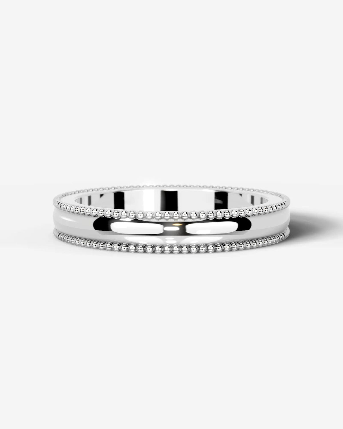 Sacha Wedding Band Lab Grown W Diamond Wedding Ring - White Gold