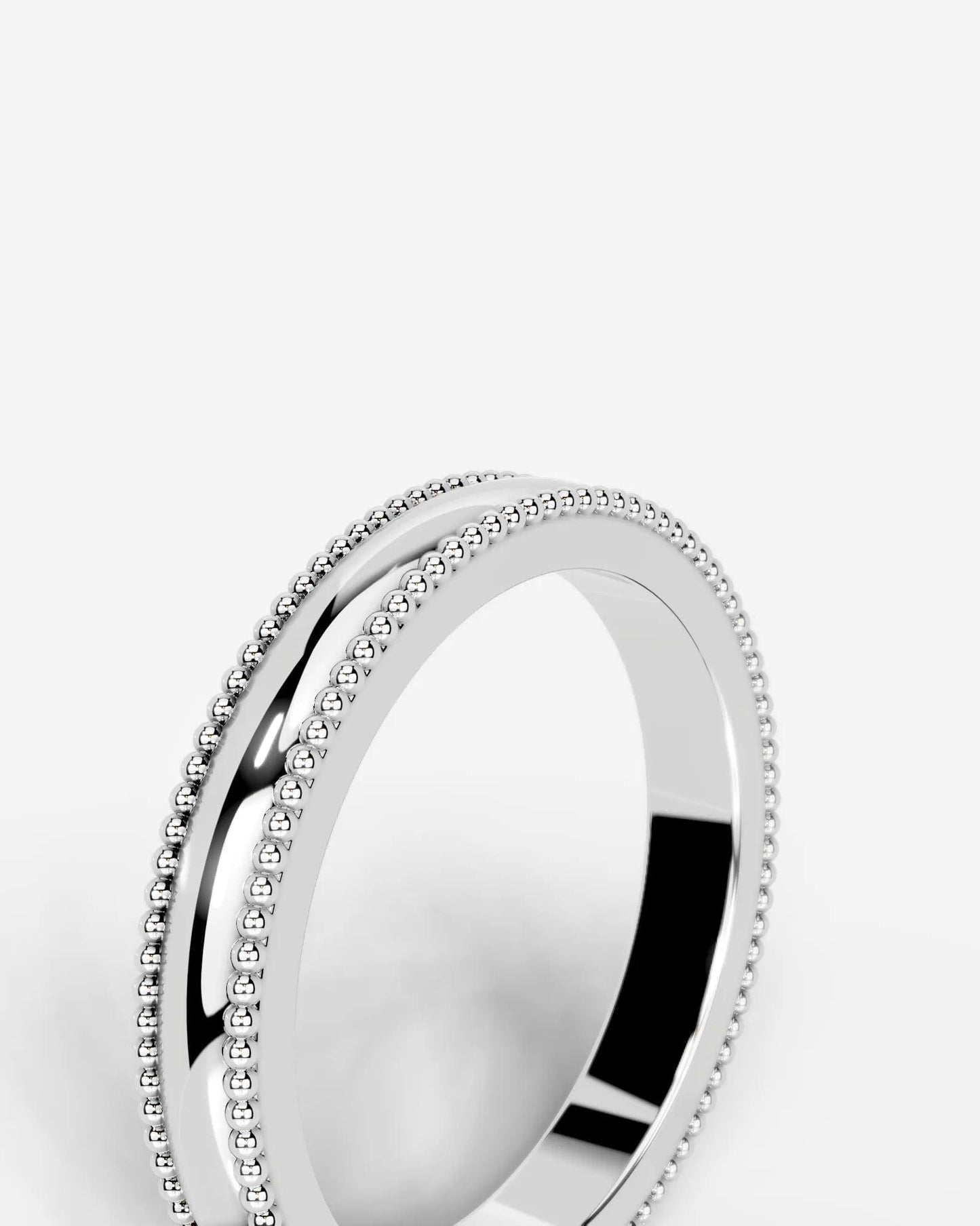 Sacha Wedding Band Lab Grown W Diamond Wedding Ring - White Gold