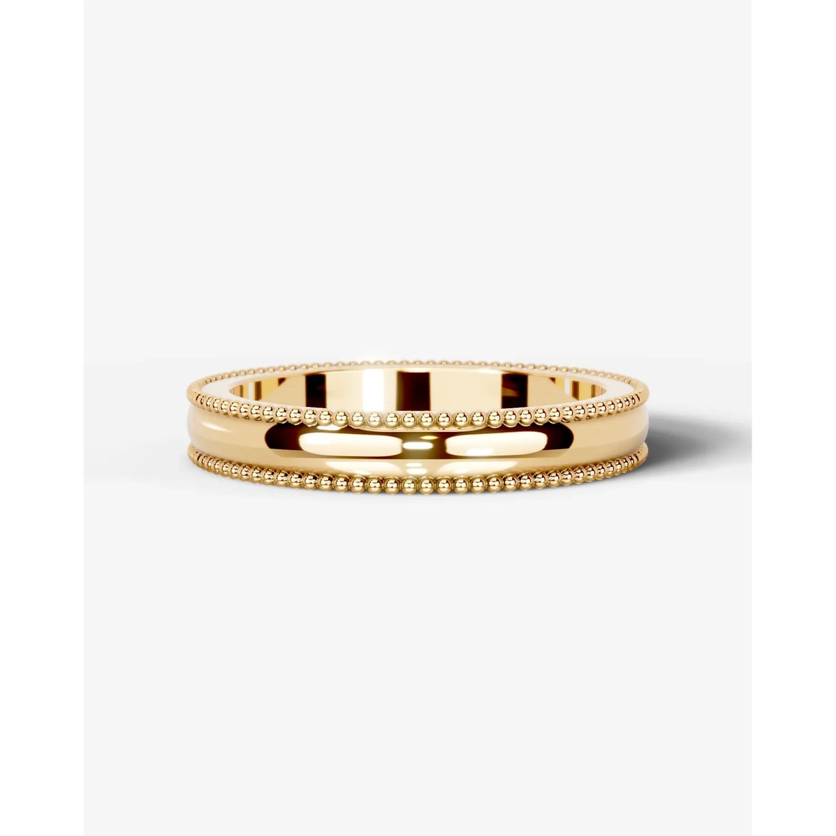 Sacha Wedding Band Lab Grown Y Diamond Wedding Ring - Yellow Gold