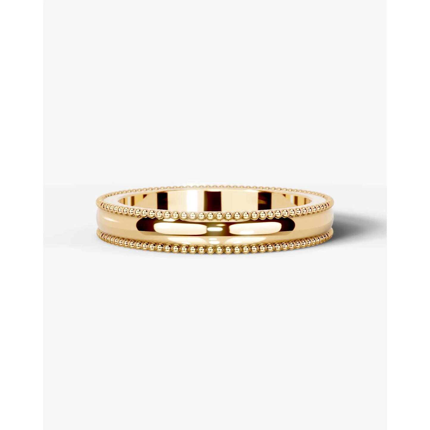 Sacha Wedding Band Lab Grown Y Diamond Wedding Ring - Yellow Gold - 18K - 4ct