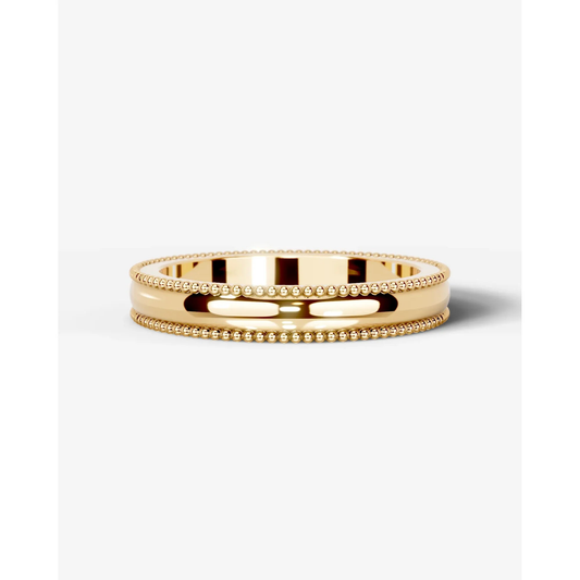 Sacha Wedding Band Lab Grown Y Diamond Wedding Ring - Yellow Gold - 18K - 4ct