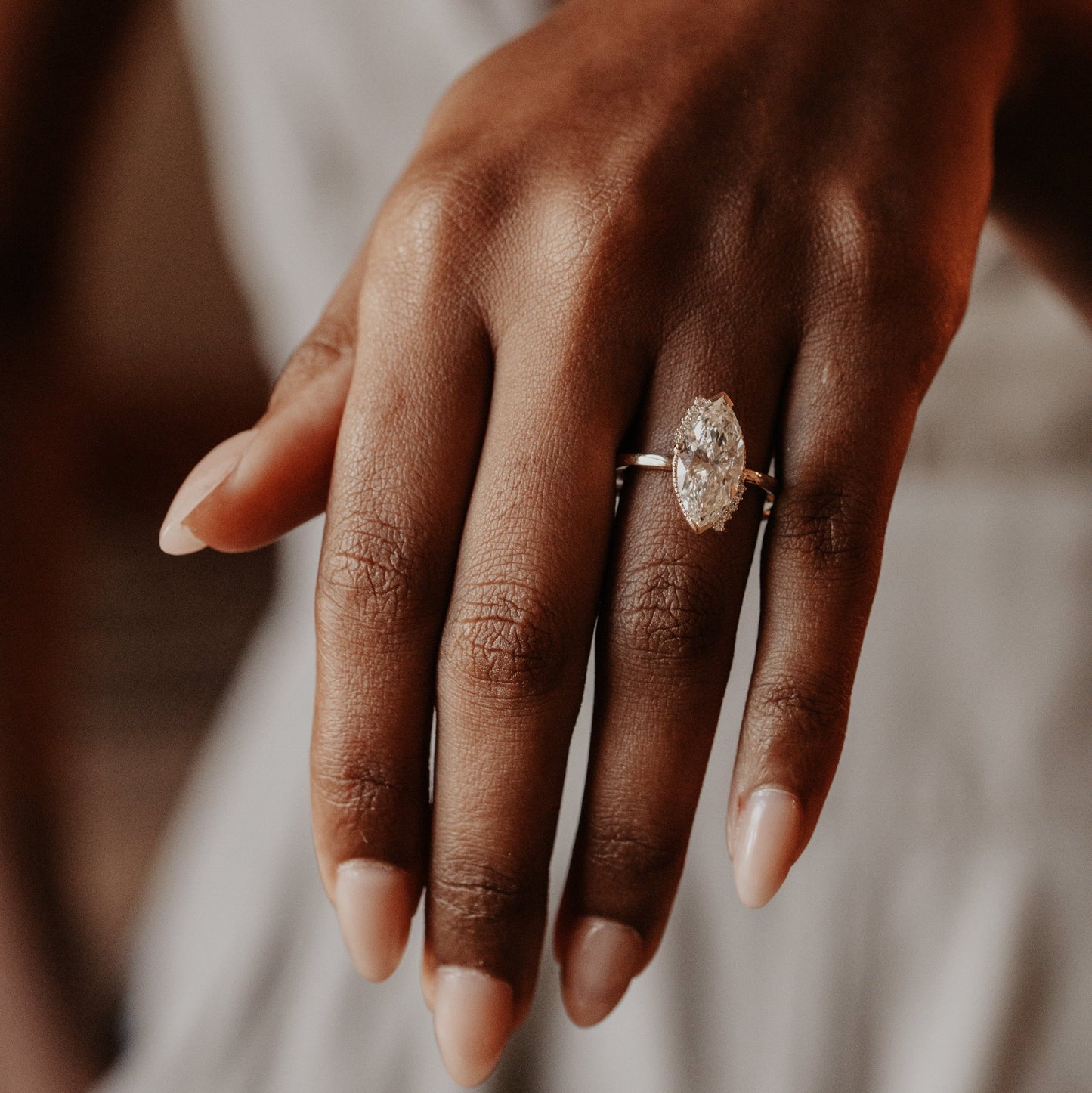 The Sage Marquise Ring