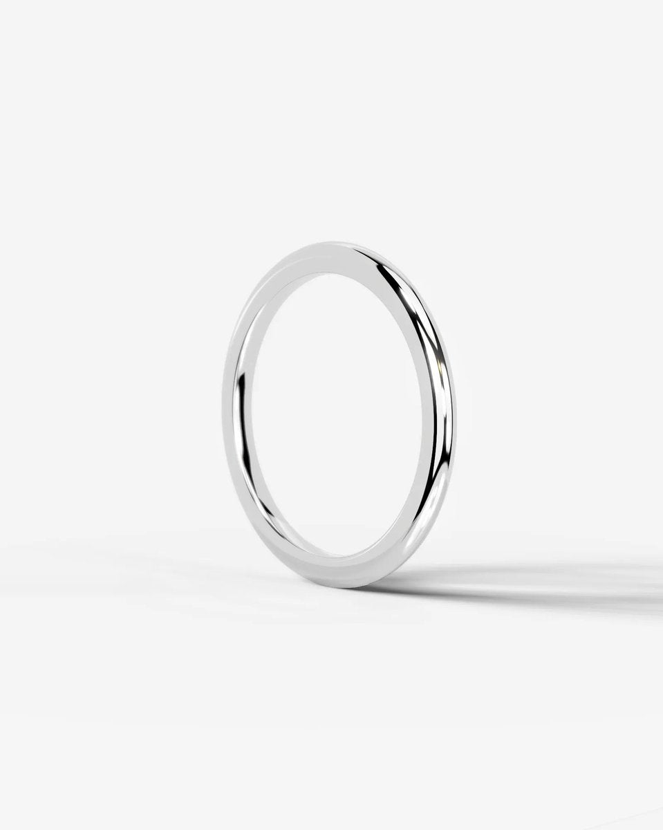 Samantha Wedding Band Lab Grown Diamond Wedding Ring - White Gold