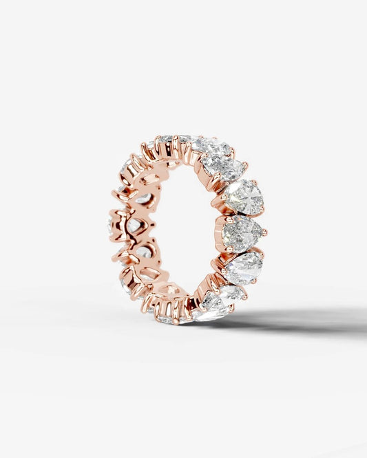 Sarah Lab Grown Diamond Wedding Ring - Rose Gold