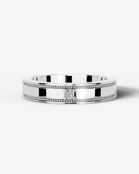 Sherry Lab Grown Round Diamond Wedding Ring - Platinum - 4ct