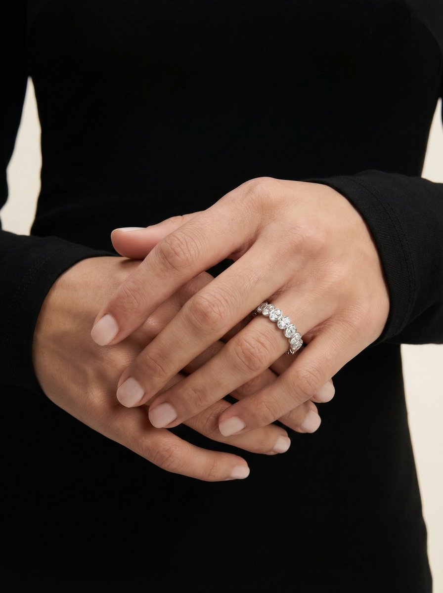 Sook Lab Grown Diamond Wedding Ring - Platinum