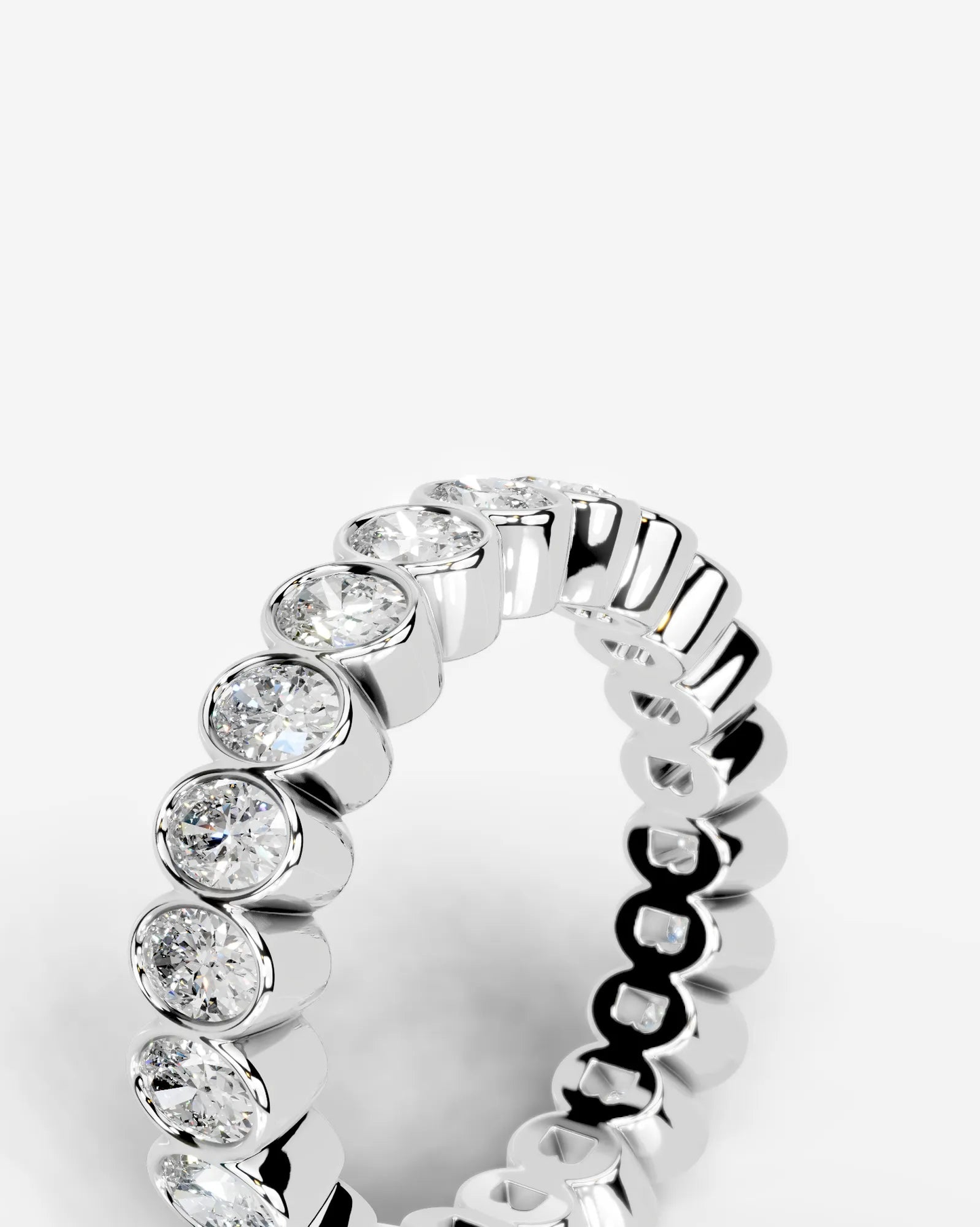 Sook Lab Grown Diamond Wedding Ring - White Gold - 18K - 3ct