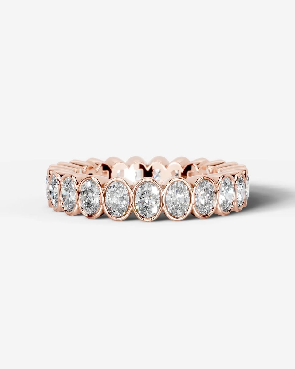 Sook Lab Grown Diamond Wedding Ring - Rose Gold