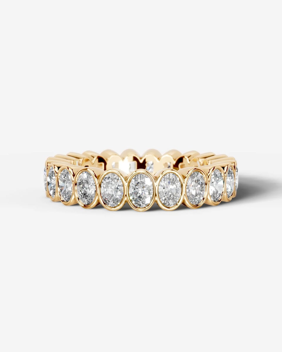 Sook Lab Grown Diamond Wedding Ring - Yellow Gold