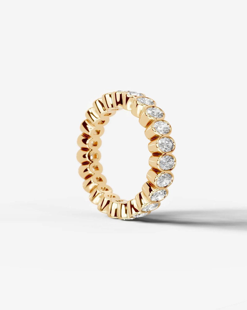 Sook Lab Grown Diamond Wedding Ring - Yellow Gold