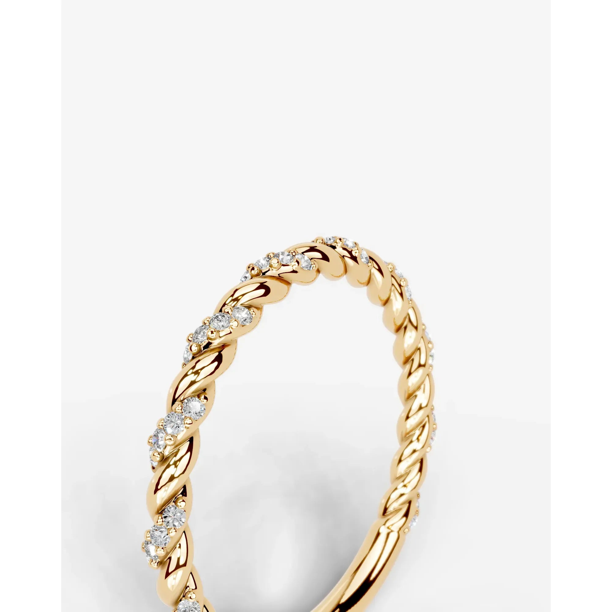 Sunniva Lab Grown Round Diamond Wedding Ring - Yellow Gold - 14K - 6ct