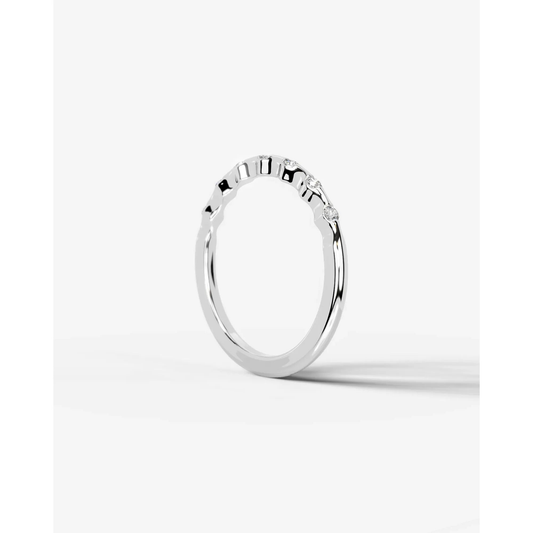 Sunny Lab Grown Round Diamond Wedding Ring - Platinum - 5ct