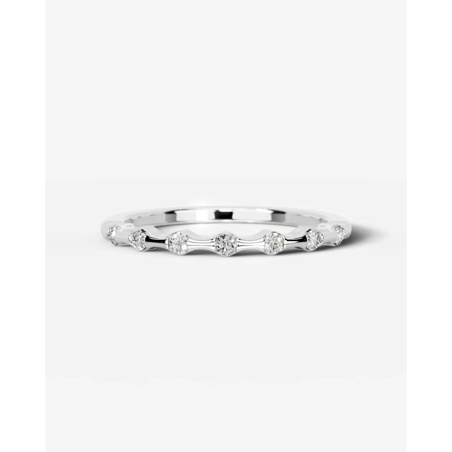 Sunny Lab Grown Round Diamond Wedding Ring - Platinum - 4ct