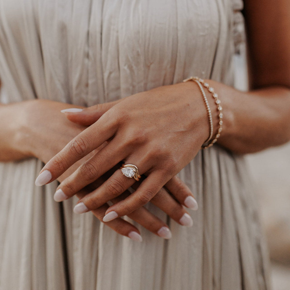 The Capri Pear Ring