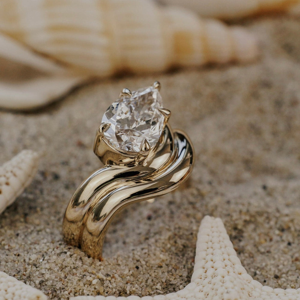 The Capri Pear Ring