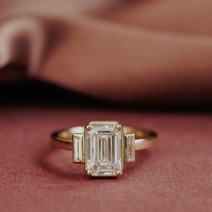 The Carson Emerald Cut Ring