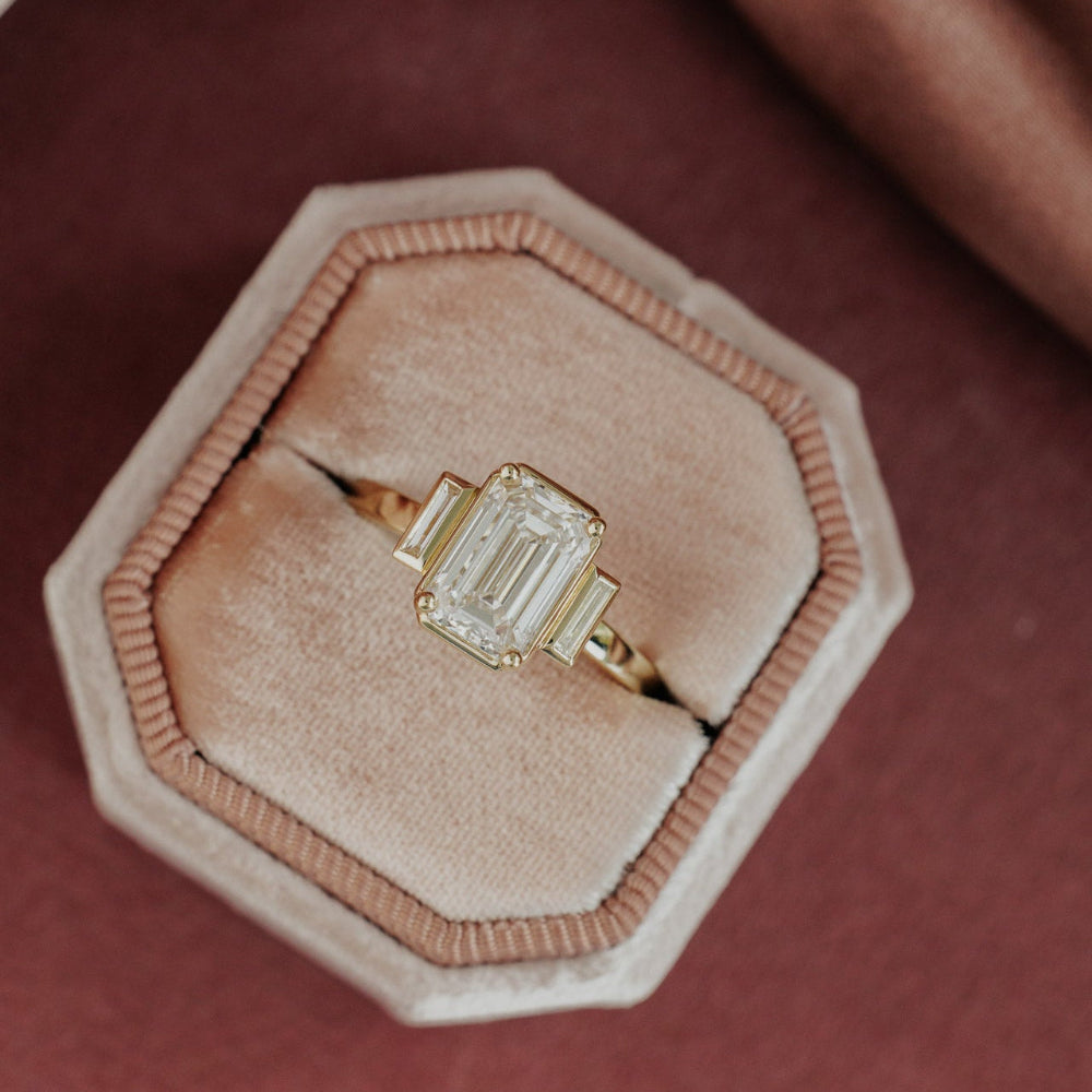 The Carson Emerald Cut Ring