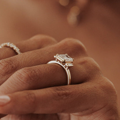 The Carson Emerald Cut Ring