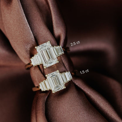 The Jolee Emerald Cut Ring