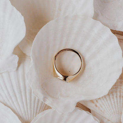 The Santorini Pear Ring