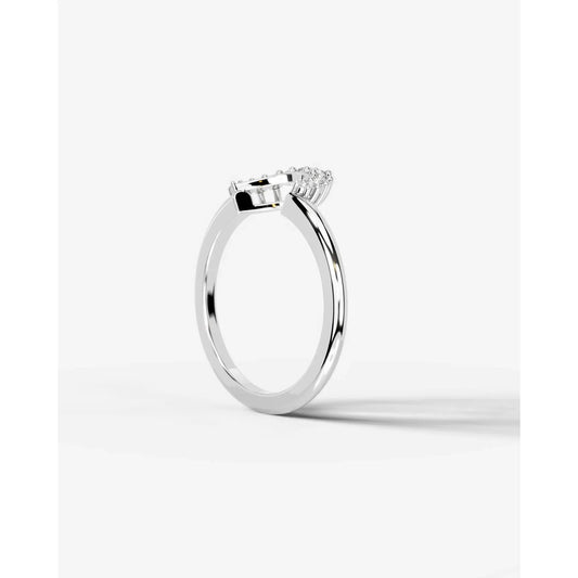 Tobi Lab Grown Round Diamond Wedding Ring - Platinum