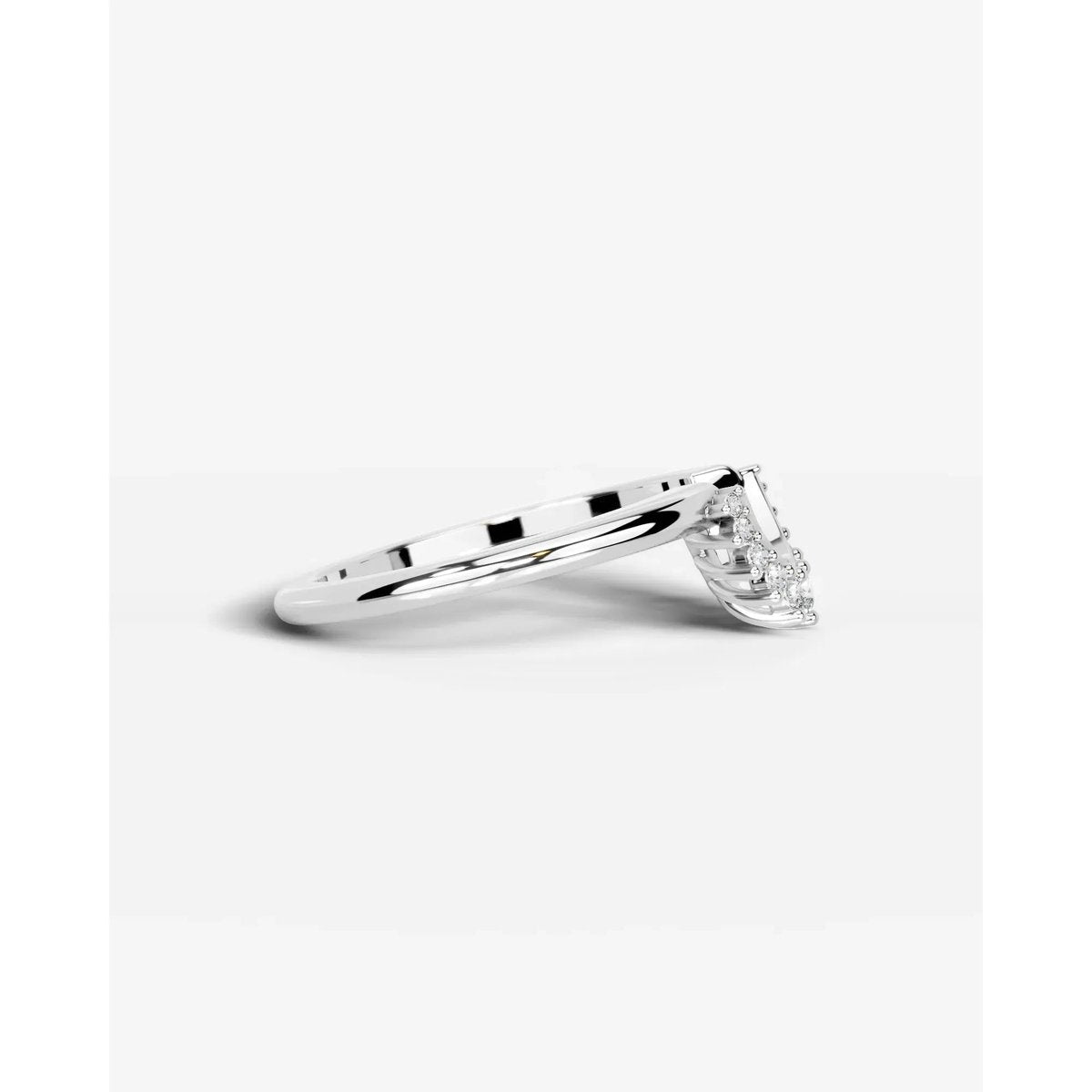 Tobi Lab Grown Round Diamond Wedding Ring - Platinum