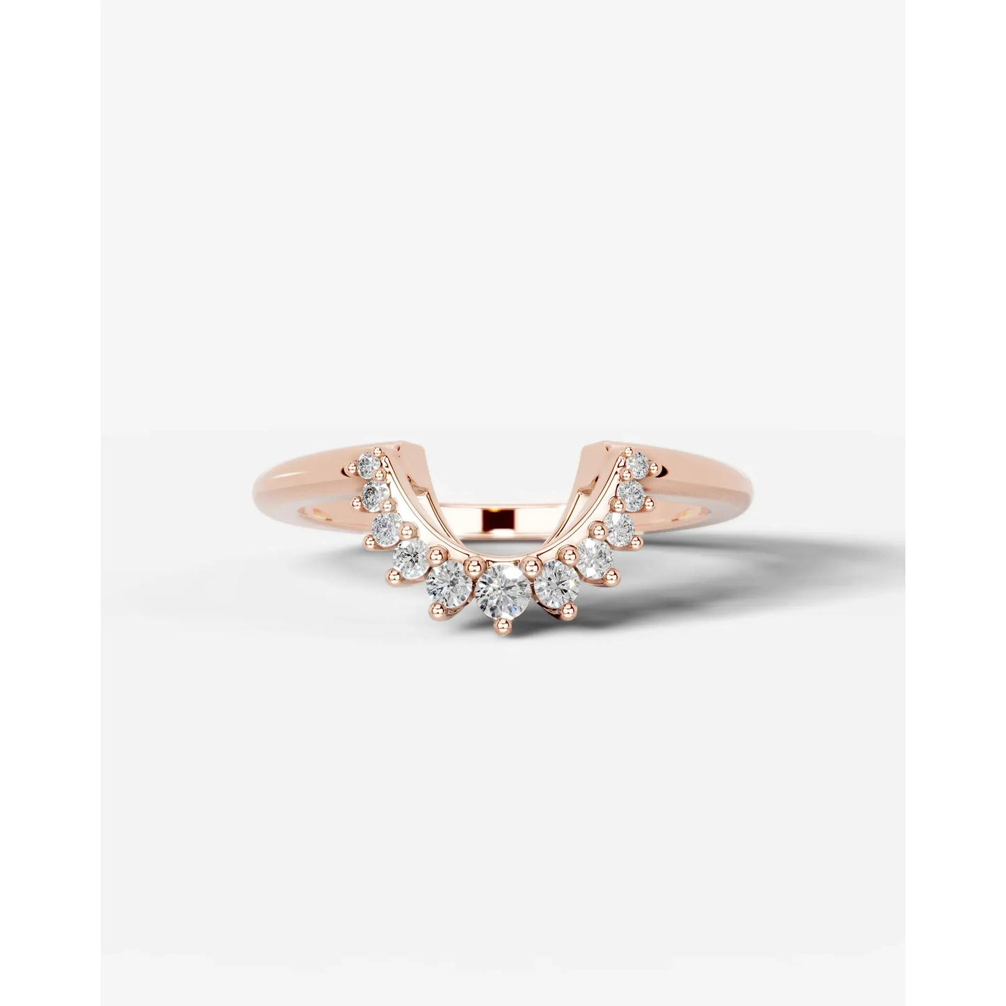 Tobi Lab Grown Round Diamond Wedding Ring - Rose Gold - 18K - 6ct