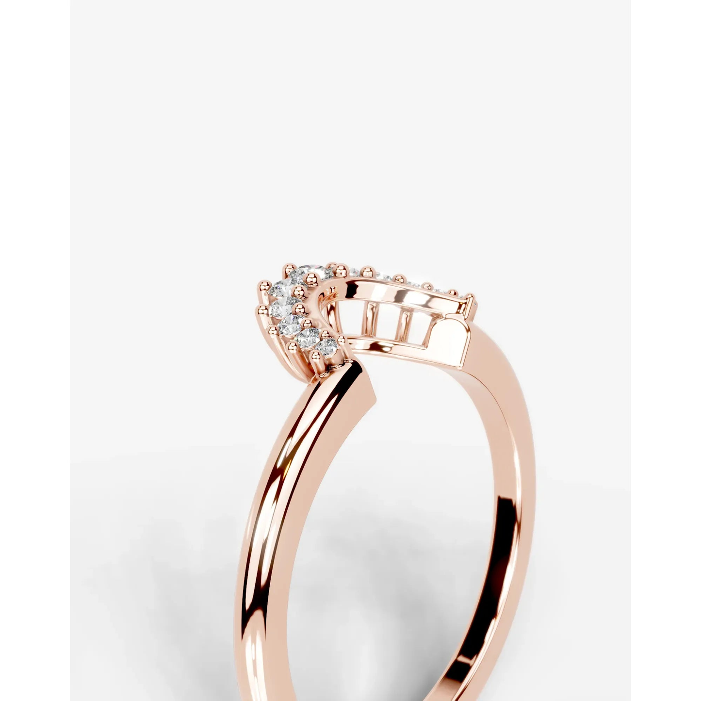 Tobi Lab Grown Round Diamond Wedding Ring - Rose Gold - 18K - 2ct