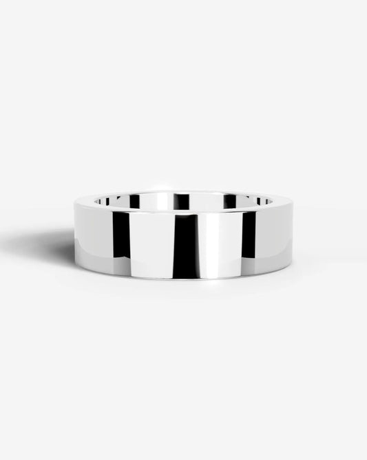 Travis Wedding Band Lab Grown Diamond Wedding Ring - White Gold