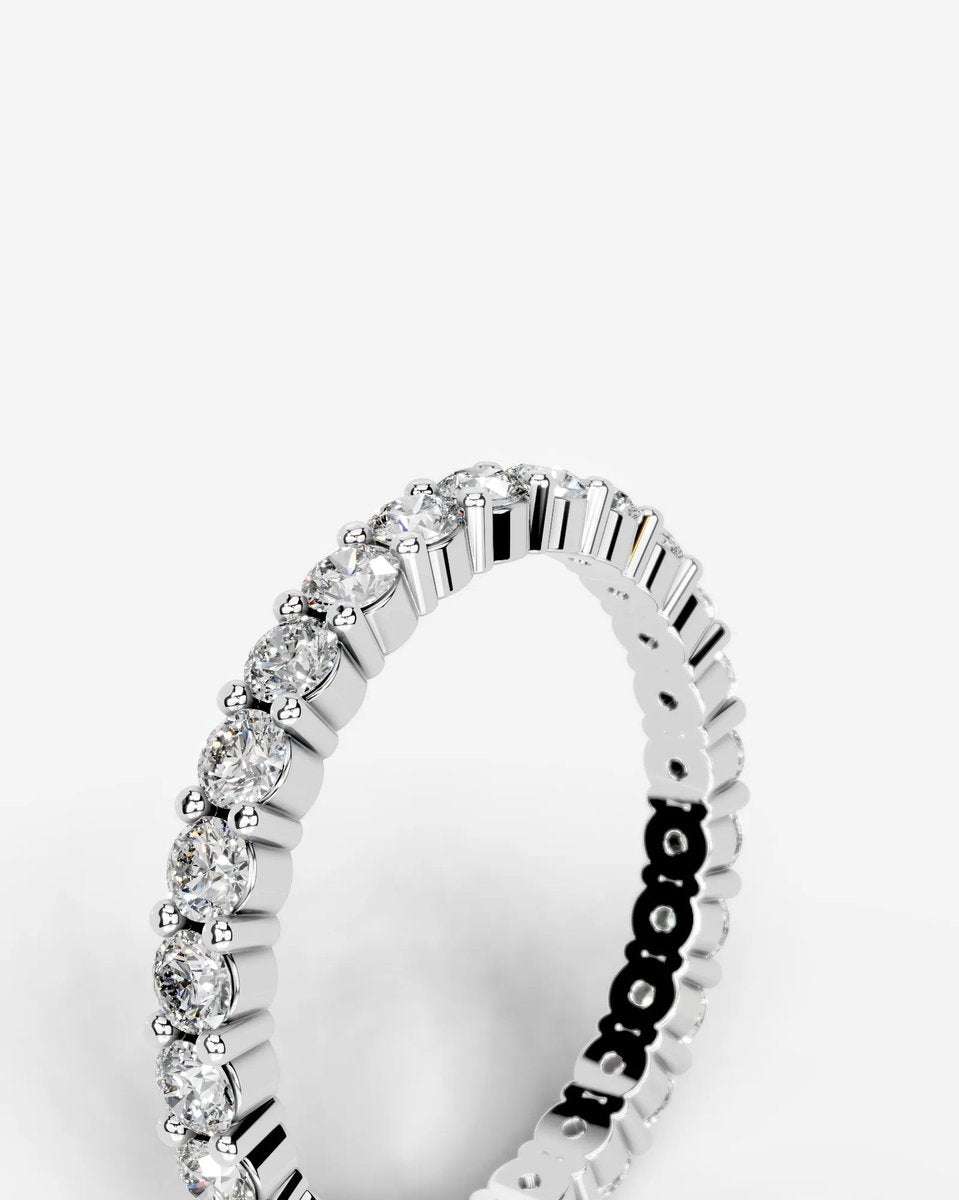 Trinity Lab Grown Round Diamond Wedding Ring - Platinum