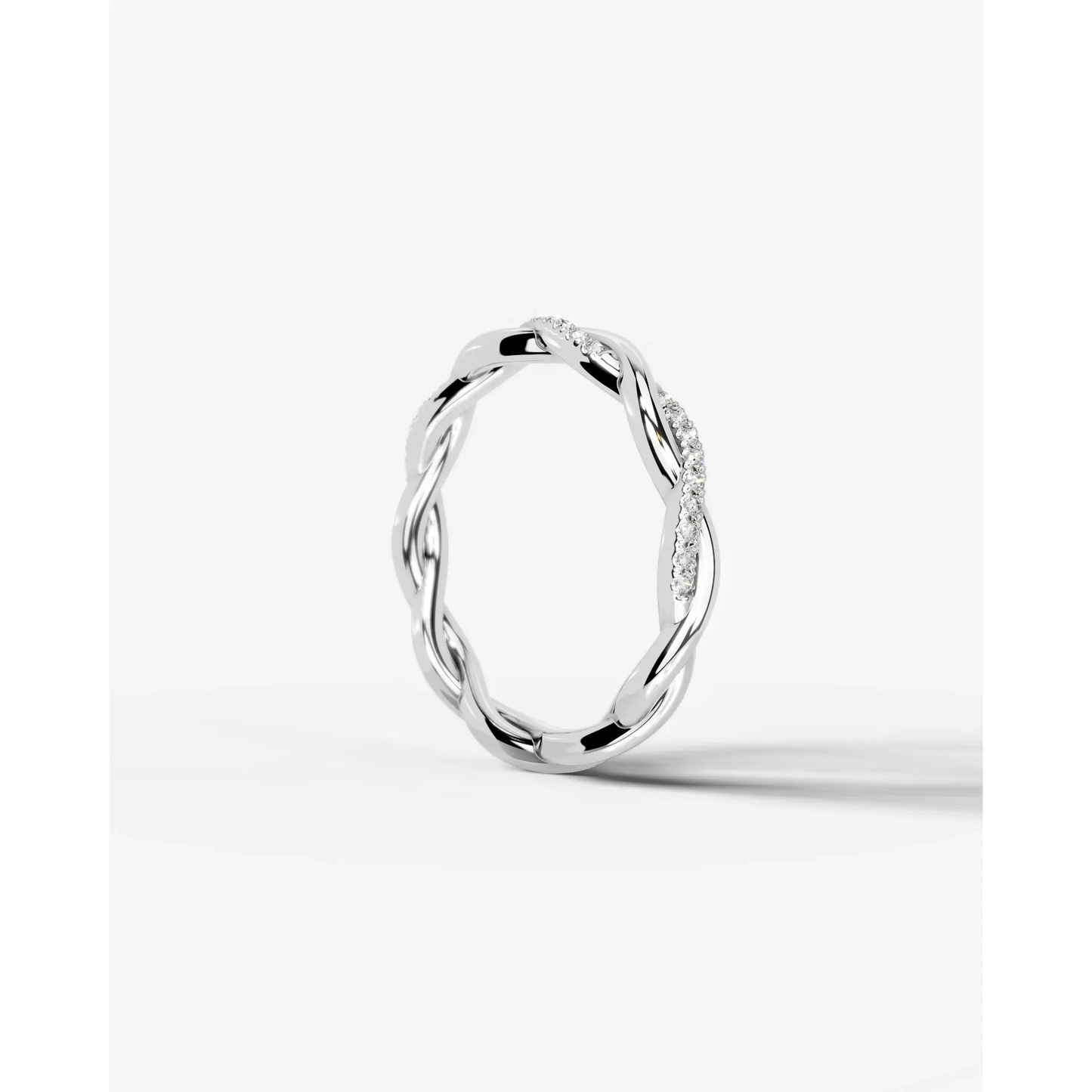 Tsumugi Lab Grown Round Diamond Wedding Ring - Platinum - 5ct