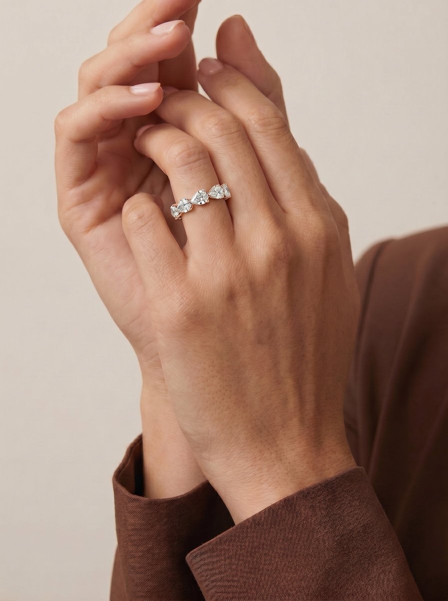 Tyrell Lab Grown Diamond Wedding Ring - Rose Gold