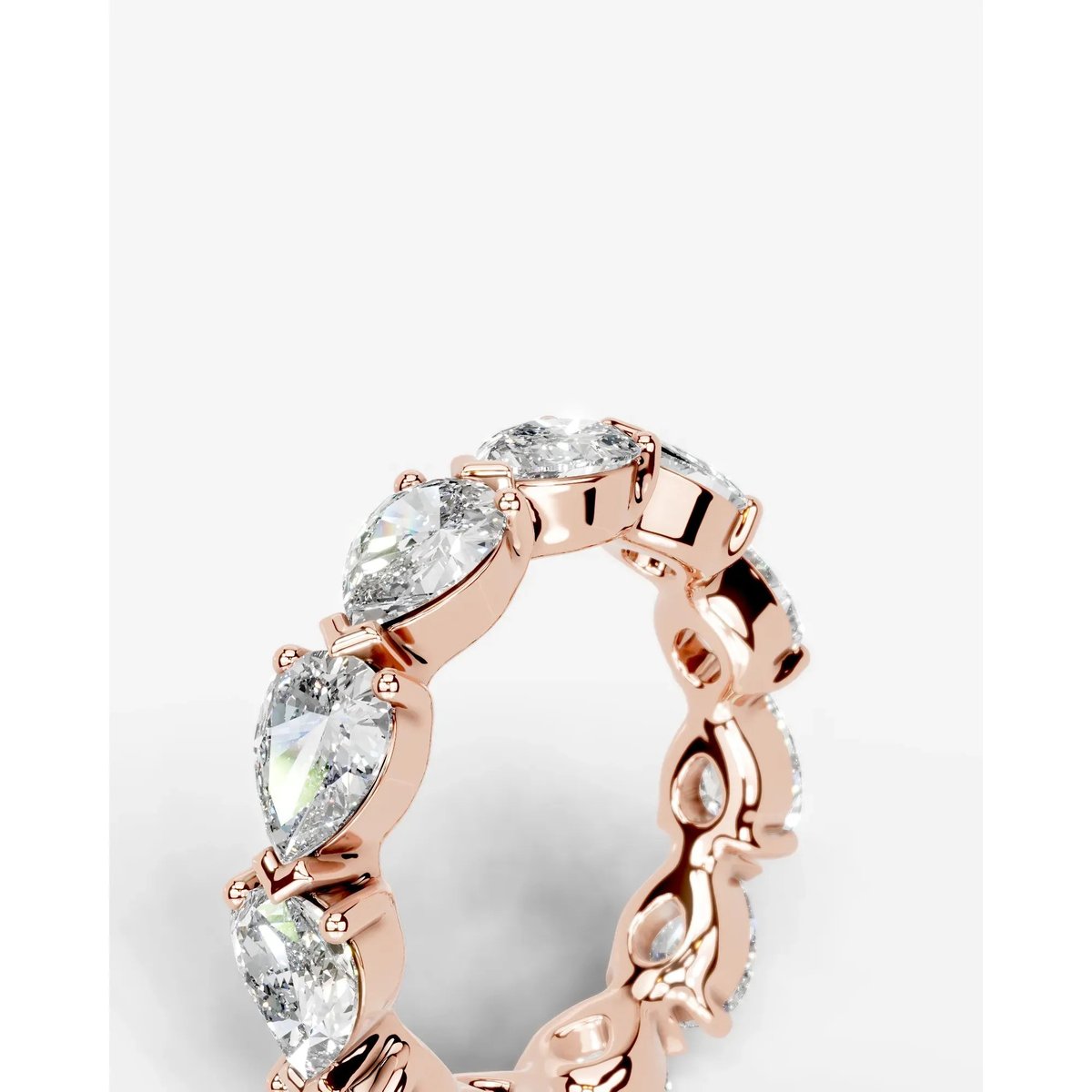 Tyrell Lab Grown Diamond Wedding Ring - Rose Gold