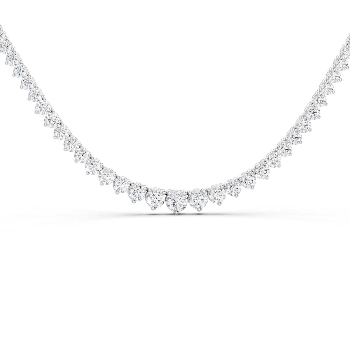 Graduated Tennis Necklace