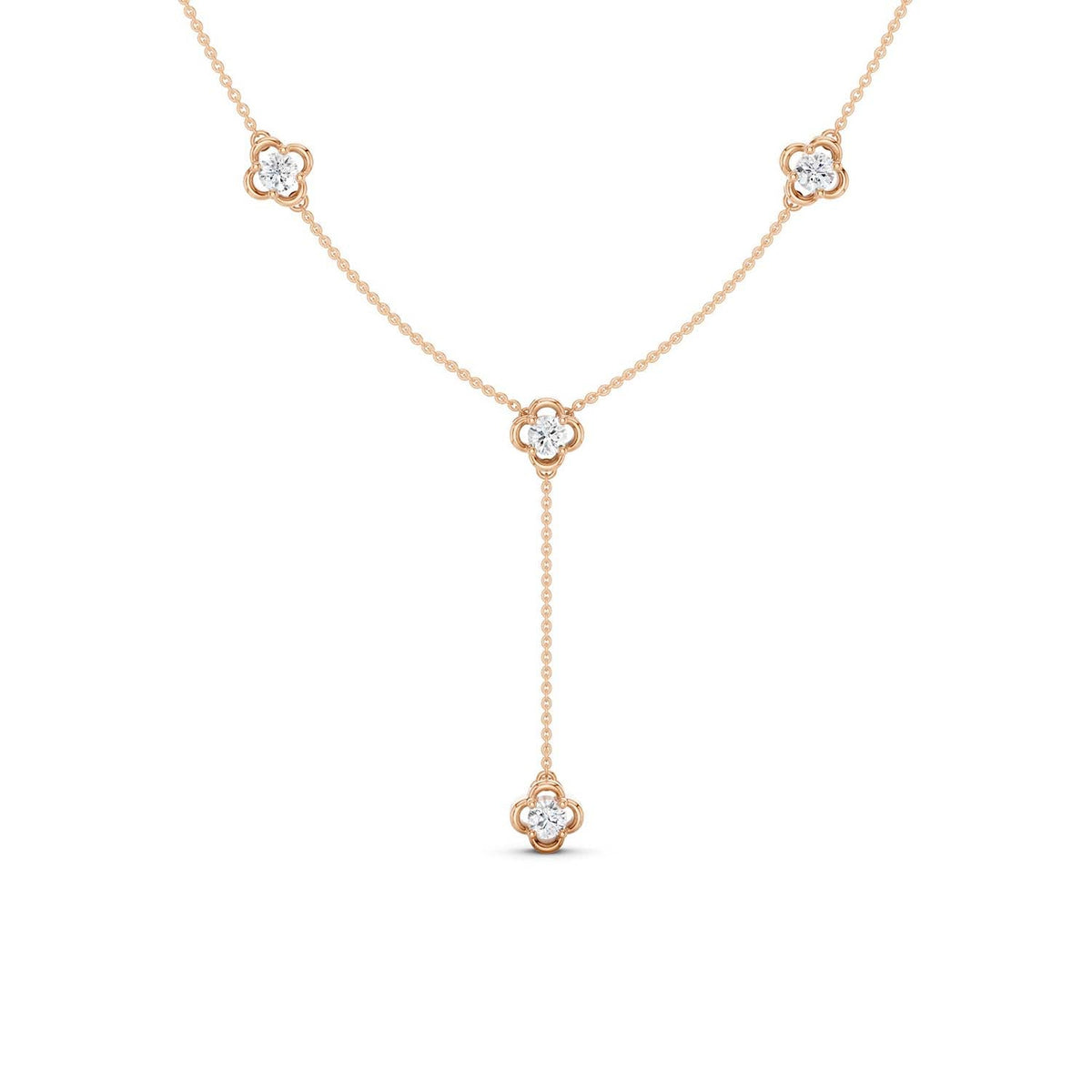 Viola Stationed Y Necklace