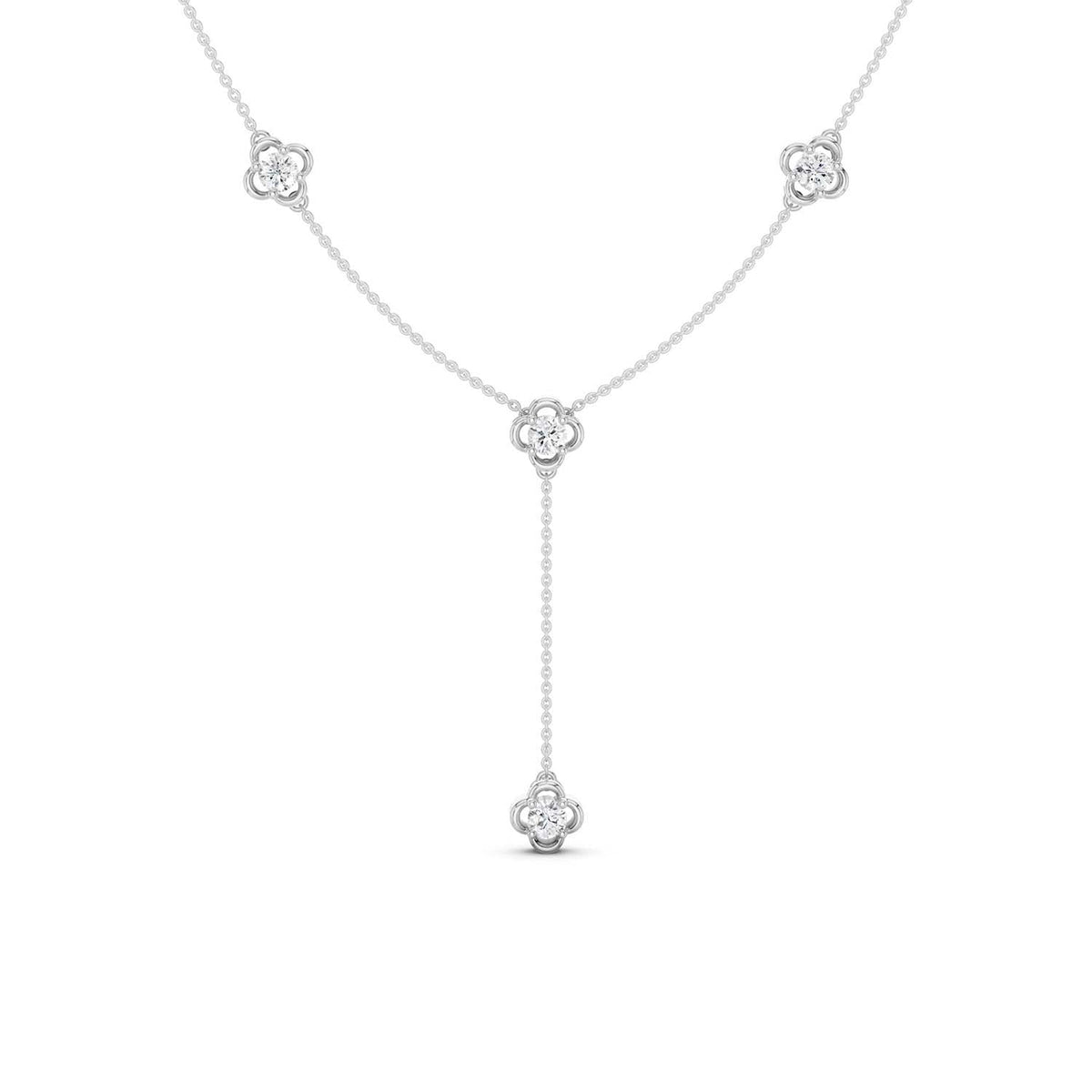 Viola Stationed Y Necklace