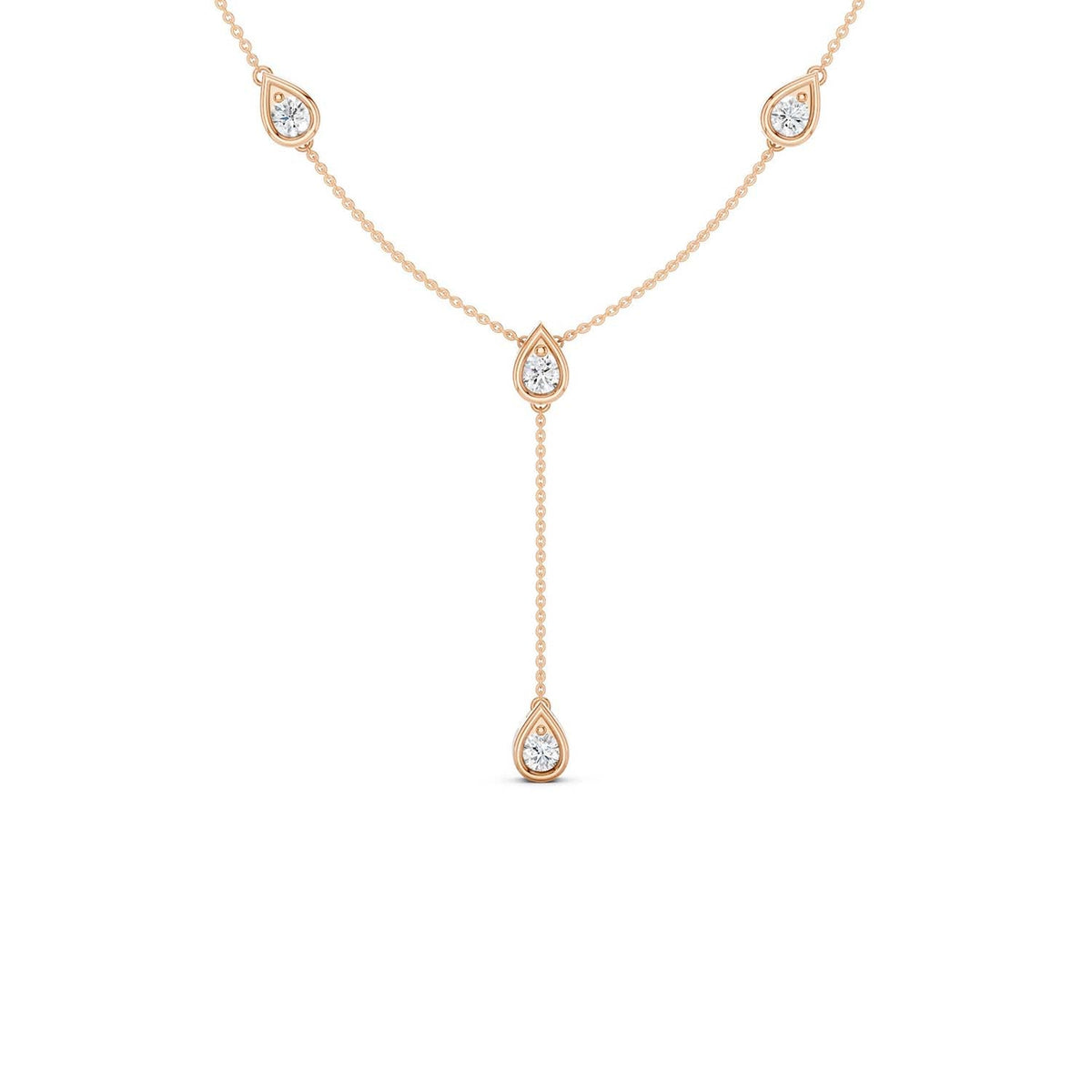 Dewdrop Stationed Y Necklace
