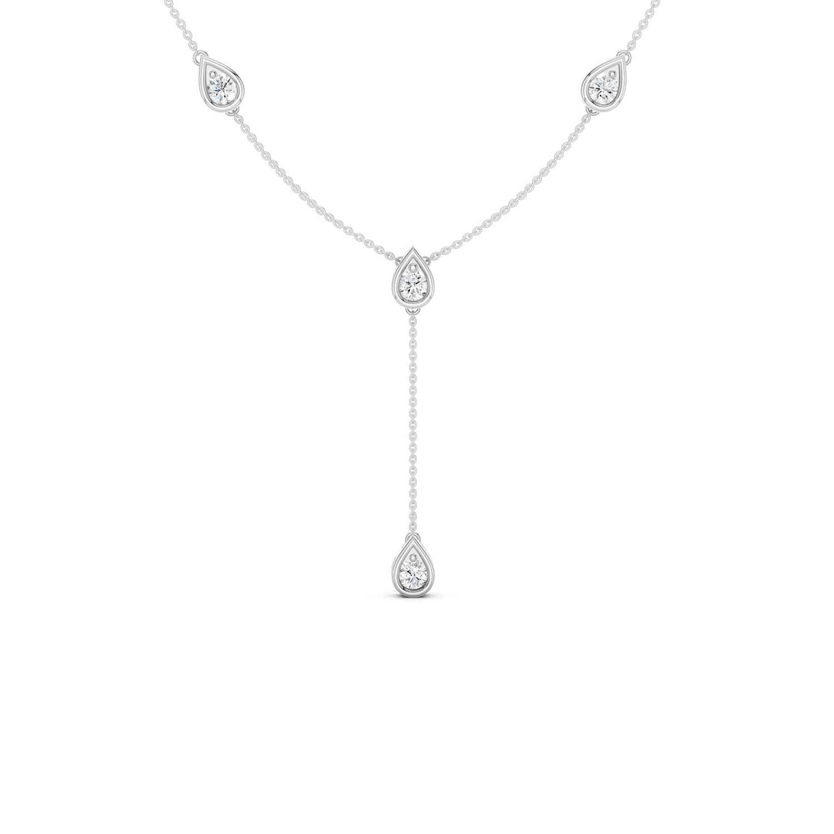 Dewdrop Stationed Y Necklace