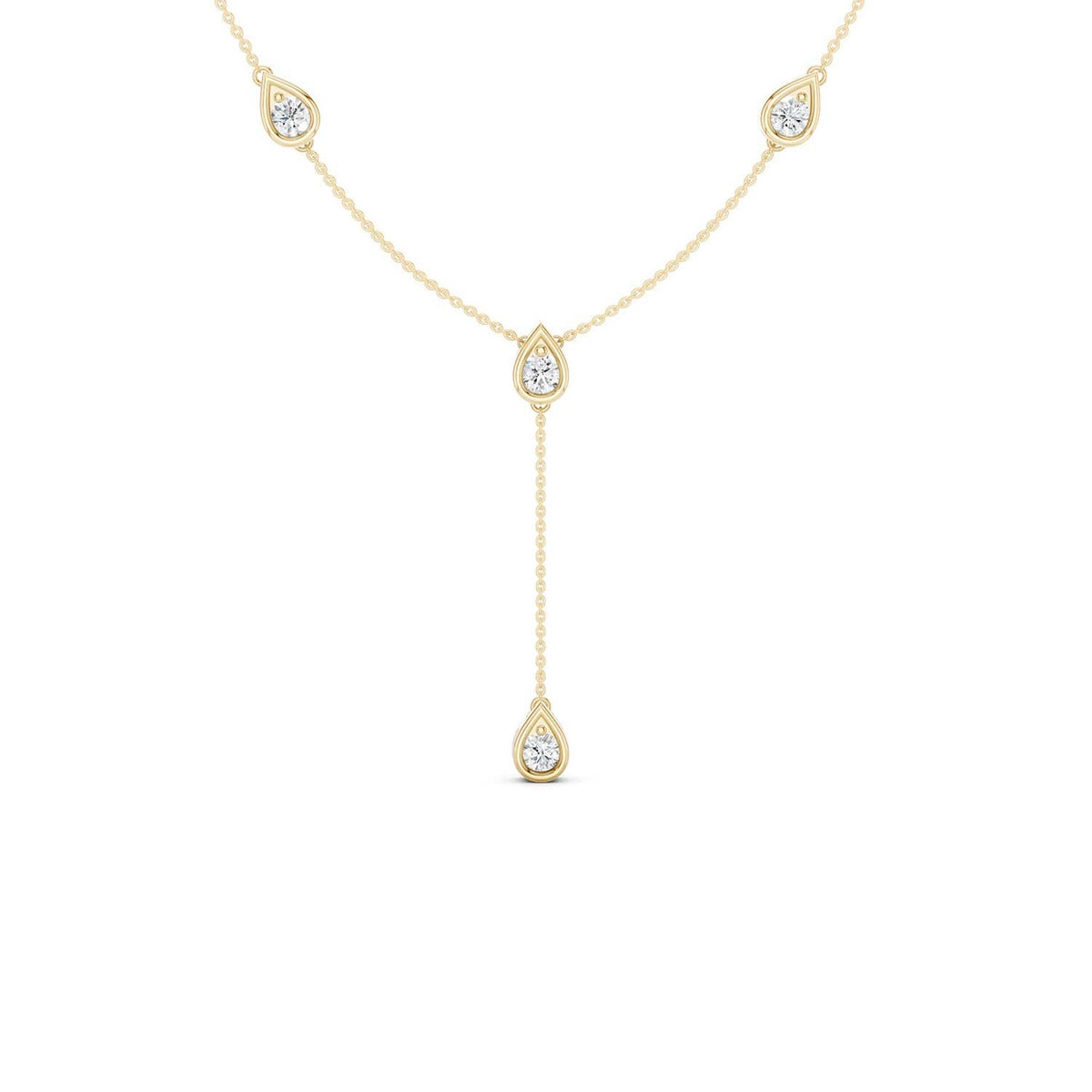 Dewdrop Stationed Y Necklace